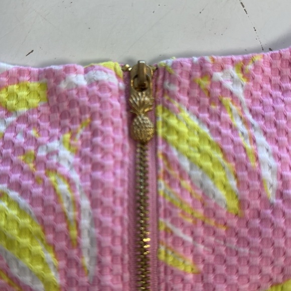 Lilly Pulitzer Fan Dance Flamingo Shift Dress 10/12 - Picture 4 of 6